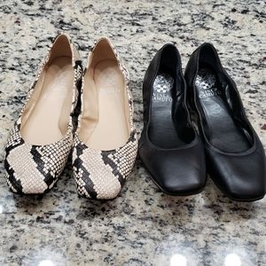 Vince Camuto Ballet Flats Size 8M Lot in EUC!